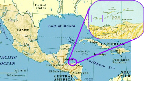 carib area map